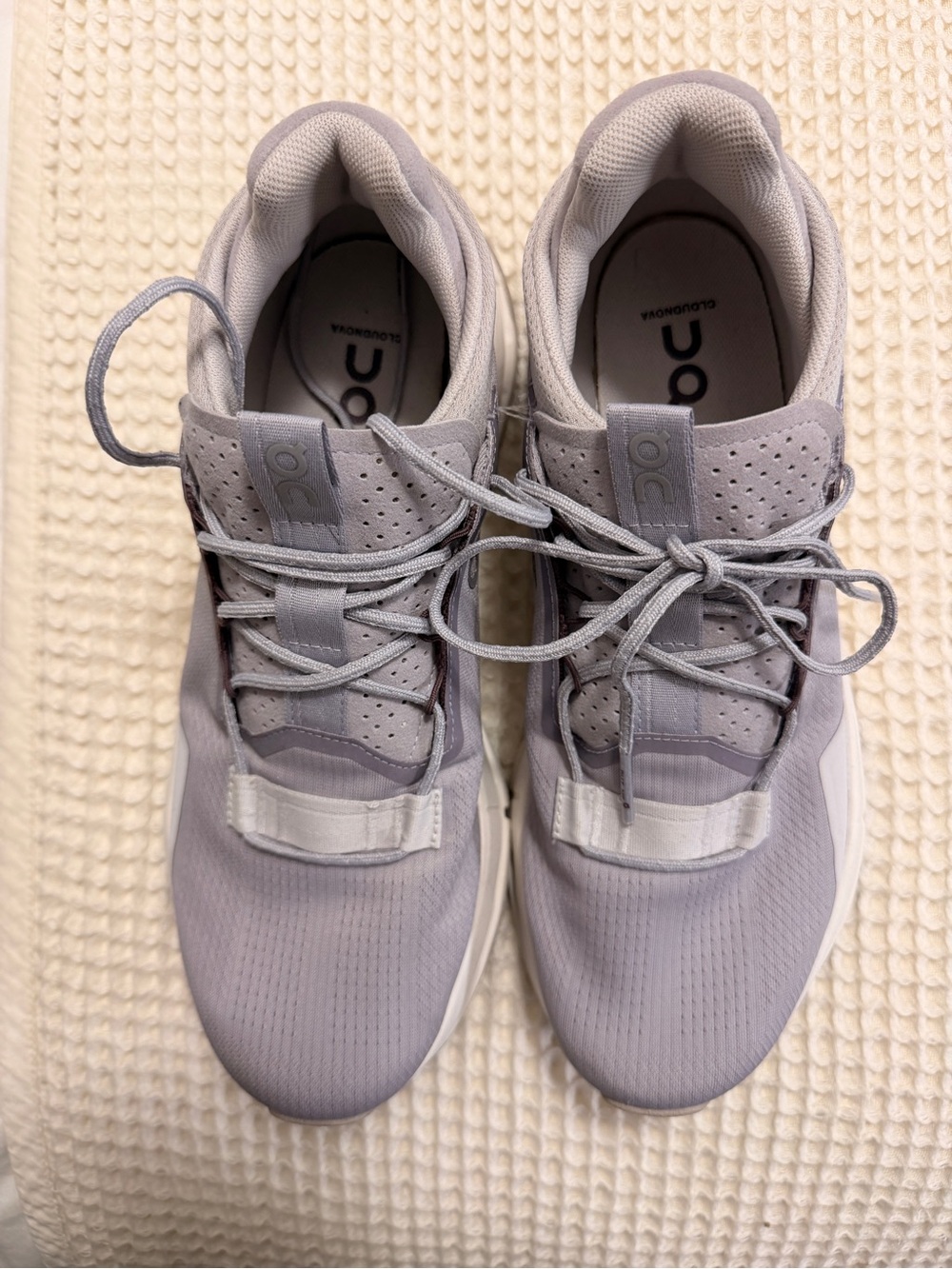 On Running Women Cloudnova Lavender/White Athletic Sneakers